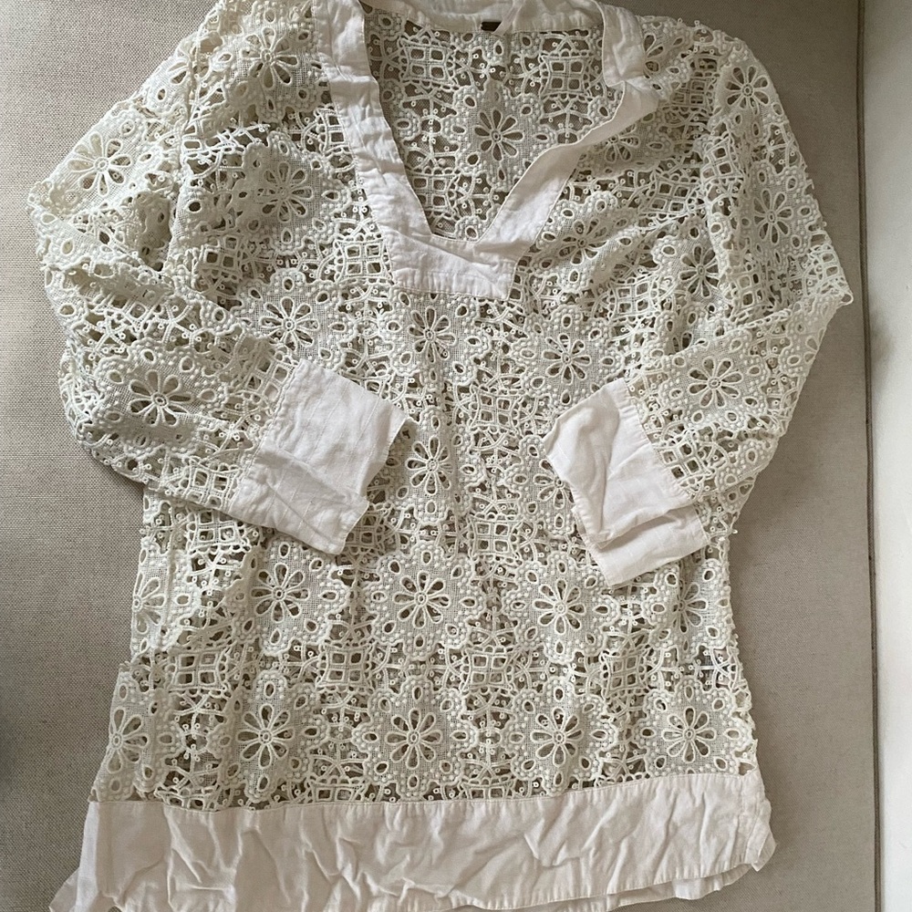 Free People Crochet Tunic